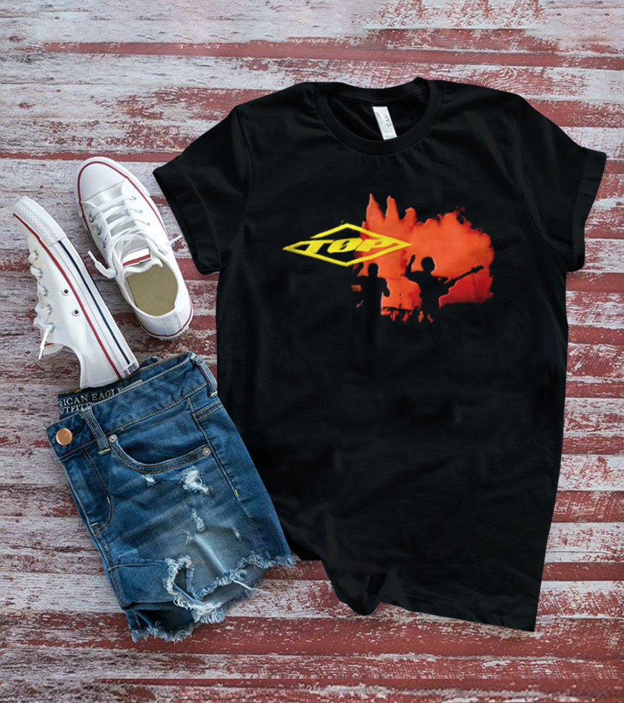 Twenty One Pilots Top Logo Red Splash T-Shirt