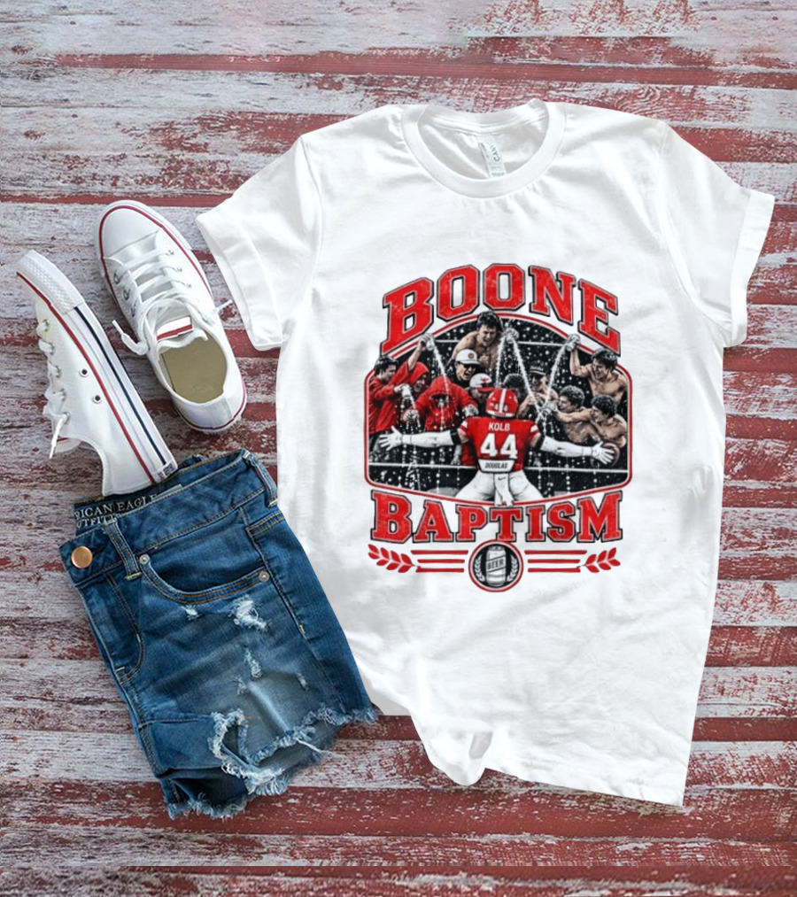 Oklahoma State Cowboys Boone Baptism Kolb 44 Football Celebration Team Spirit T-Shirt