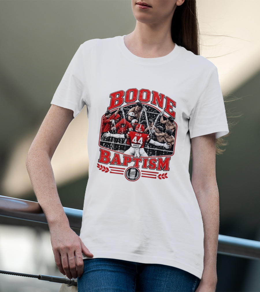 Oklahoma State Cowboys Boone Baptism Kolb 44 Football Celebration Team Spirit T-Shirt