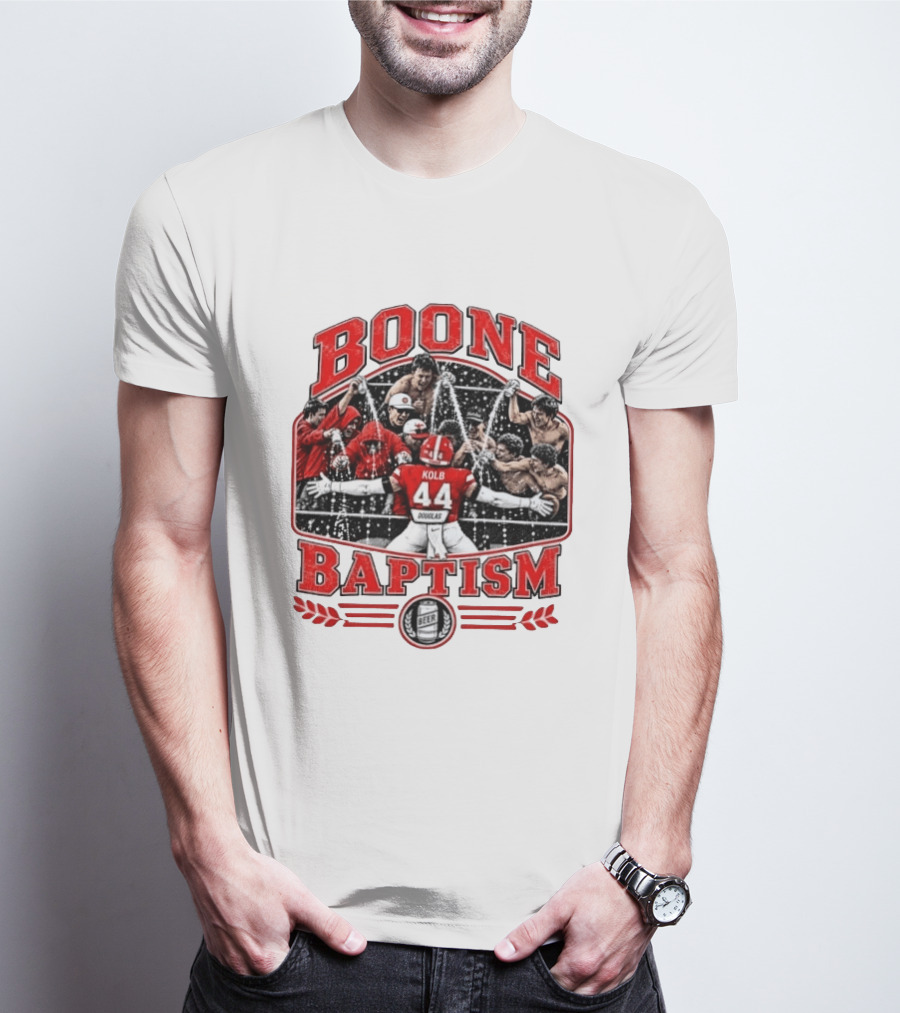 Oklahoma State Cowboys Boone Baptism Kolb 44 Football Celebration Team Spirit T-Shirt