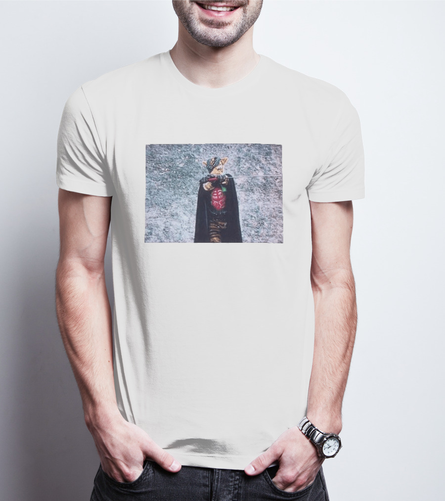 Medicom Toy Mle Kaiketsu Lion Maru Tiger Joe Sword Wielding T-Shirt