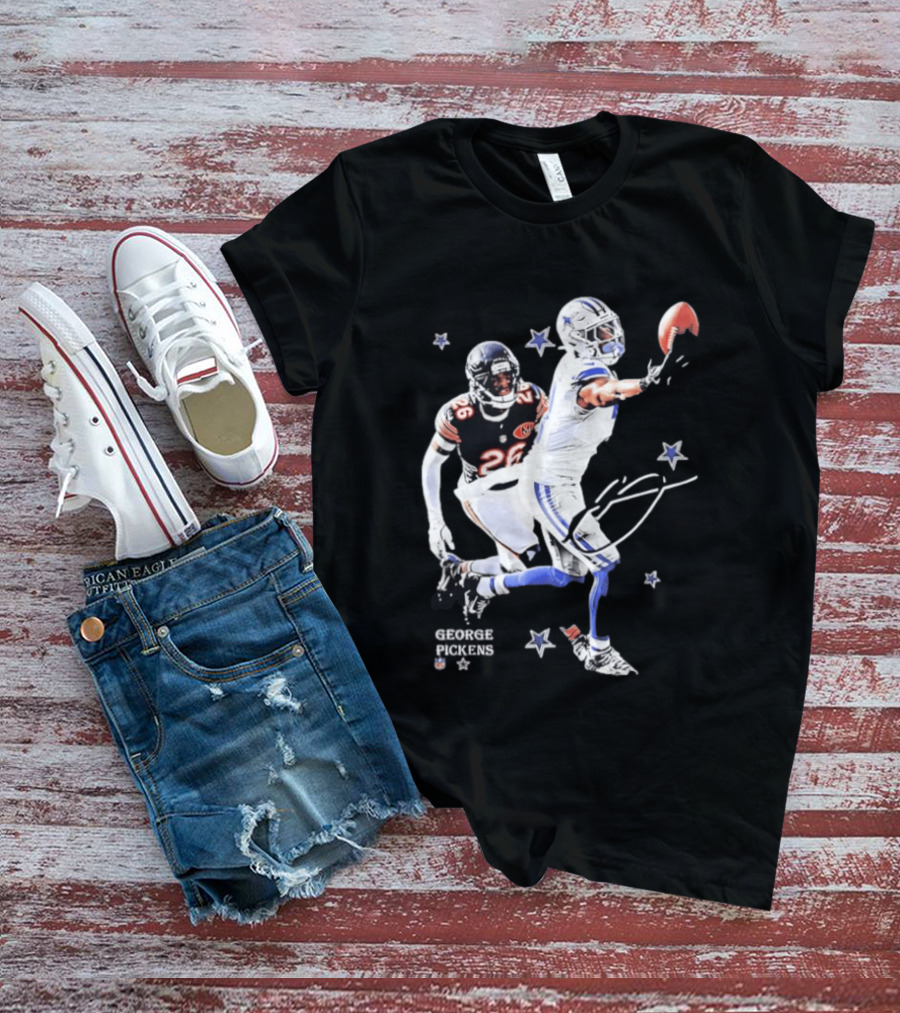 George Pickens NFL Action Dallas Cowboys Vs Chicago Bears Game Highlights T-Shirt