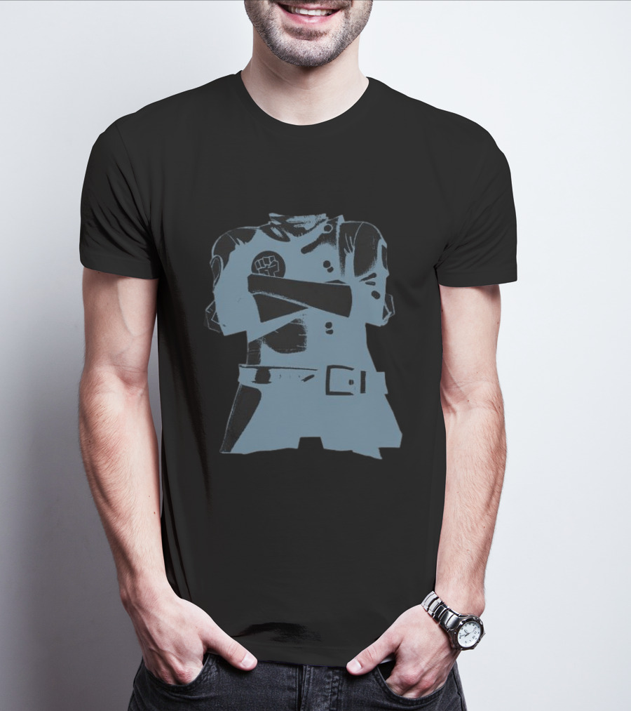 Gorillaz Store Stylo Hood Black Fist T-Shirt