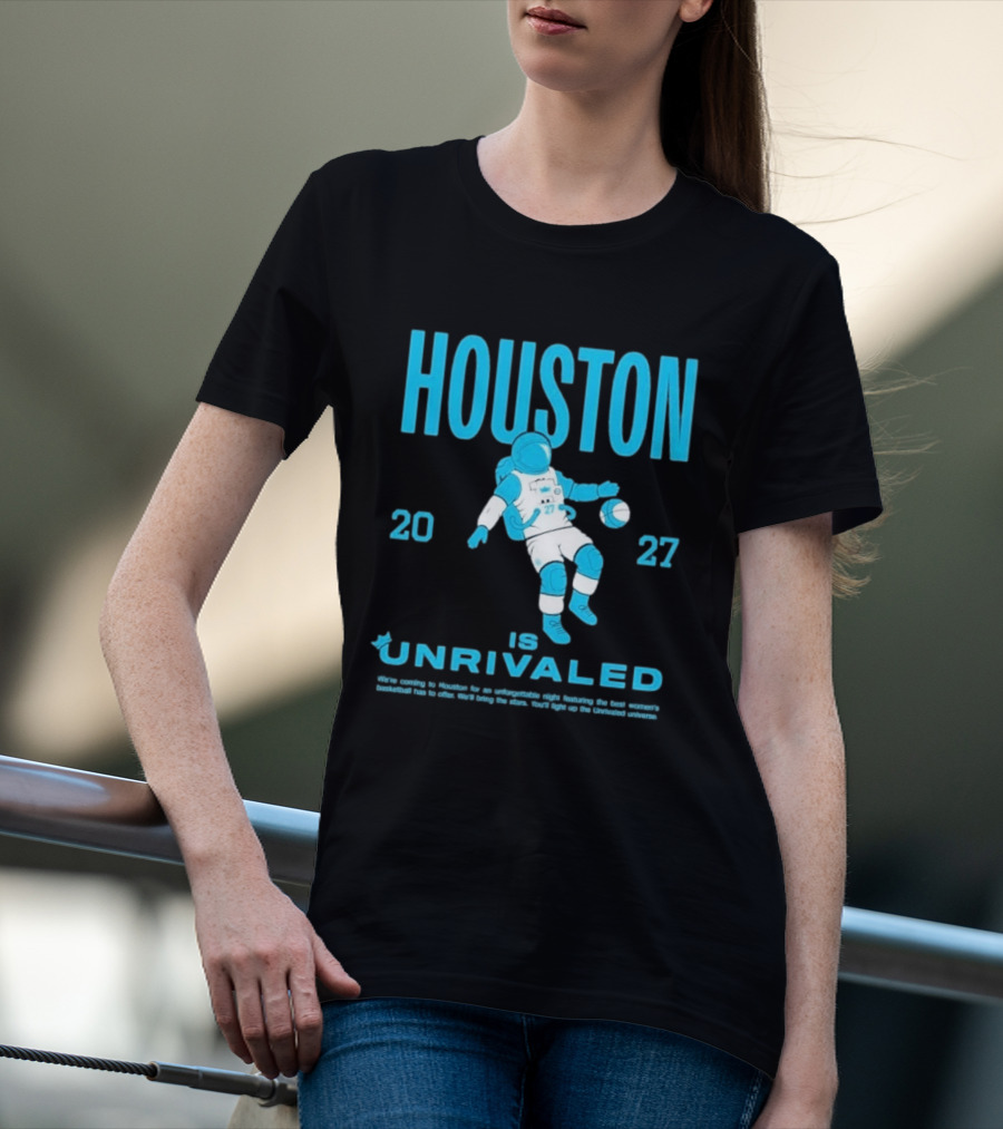 Houston 2027 Is Unrivaled Astronaut Catcher T-Shirt
