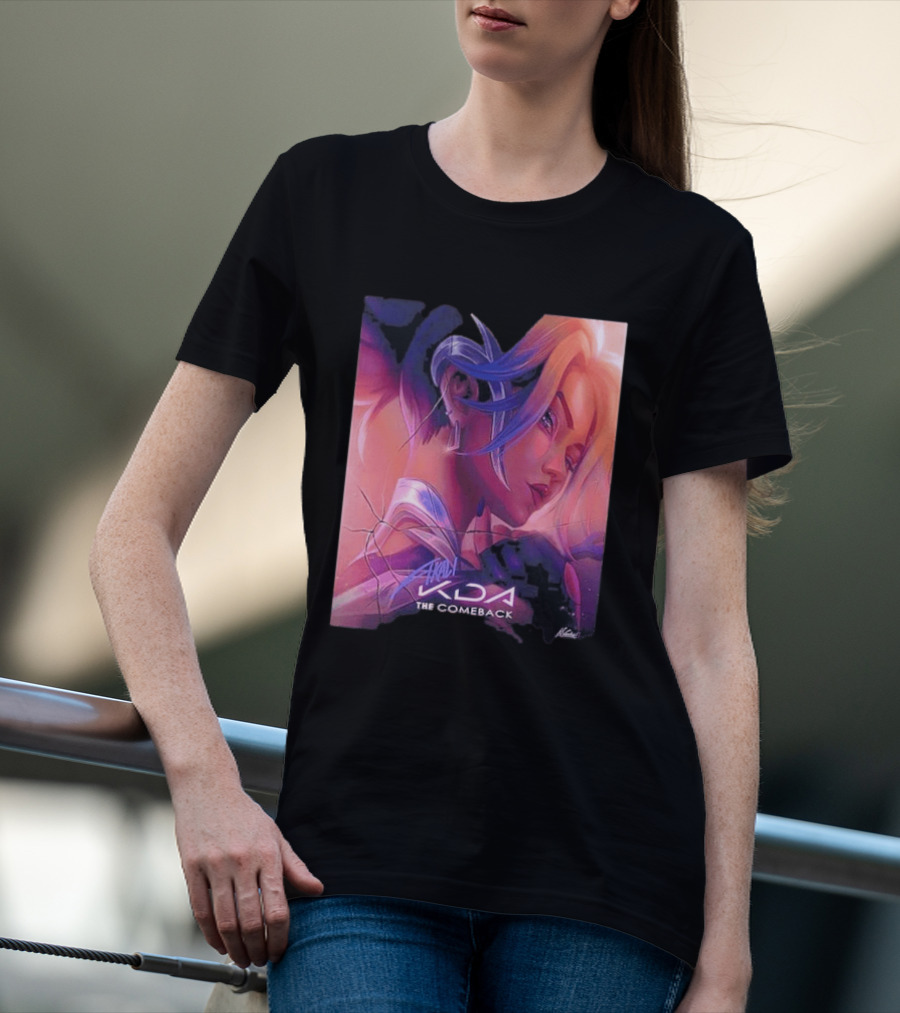 Akali KDA The Comeback Arcane League Of Legends Nikkotari T-Shirt