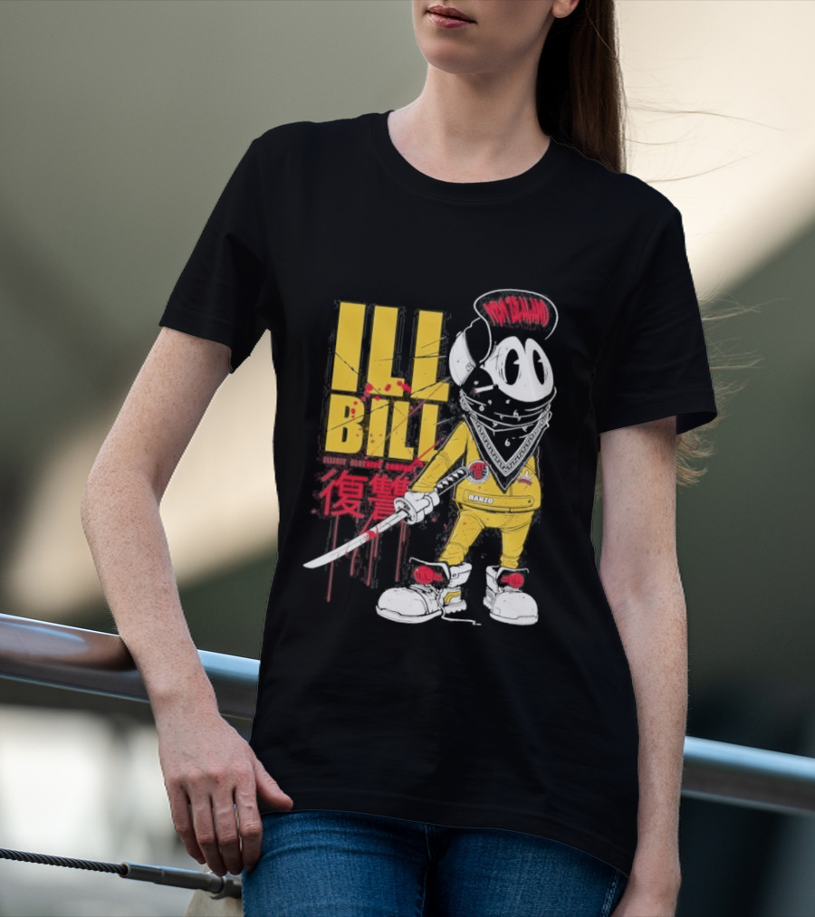 Ill Bill Redrat Illicit Drippy Character With Red And Yellow Details T-Shirt