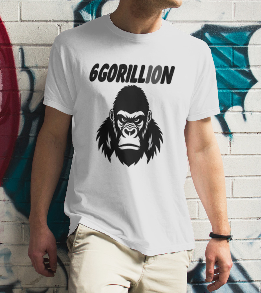 6gorillion Gorilla Face T-Shirt