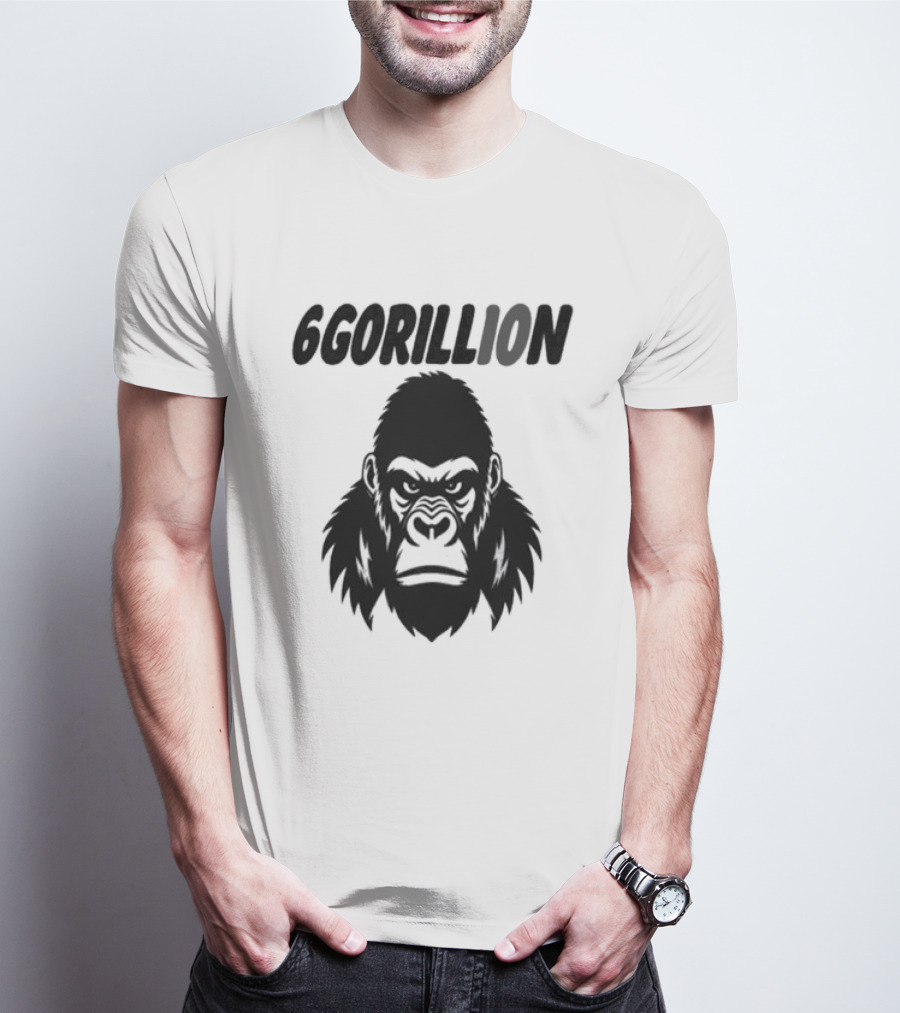 6gorillion Gorilla Face T-Shirt