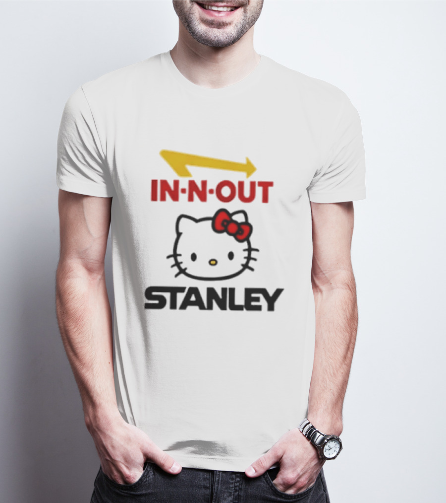 In N Out Hello Kitty Stanley Collaboration T-Shirt