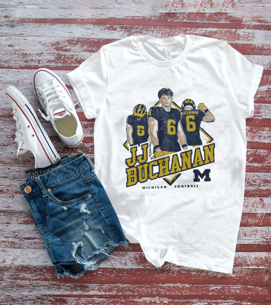 JJ Buchanan 6 Michigan Wolverines Football M T-Shirt