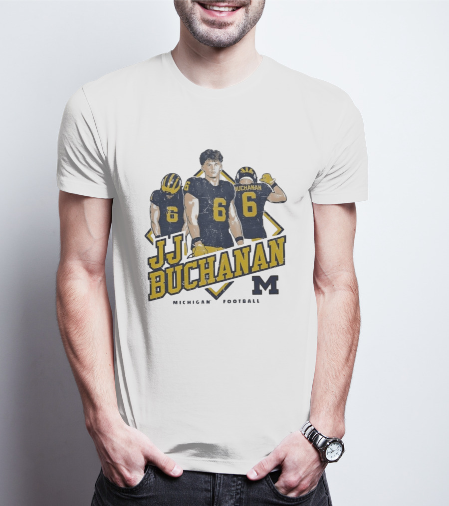 JJ Buchanan 6 Michigan Wolverines Football M T-Shirt