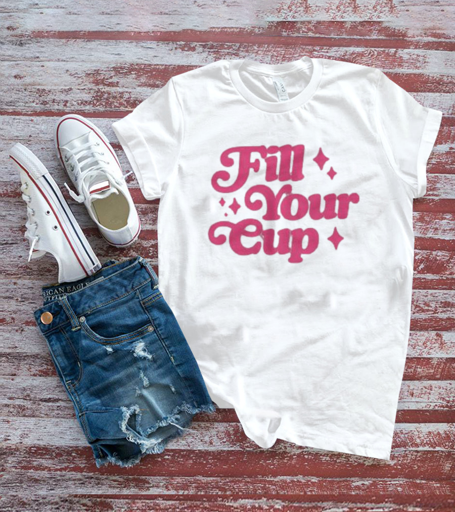 Swig Store Fill Your Cup Tan Camo T-Shirt