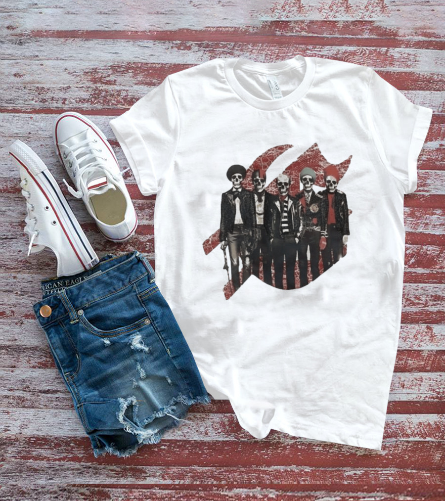 Yan Diomande Godspeed New York Guitar Heros Bone Studded T-Shirt