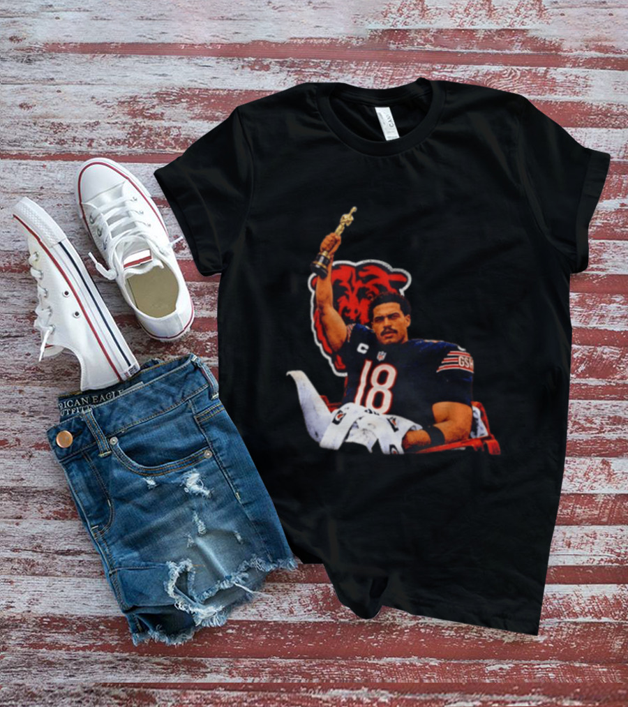 Caleb Williams Chicago Bears Oscar Meme Insight With Iconic Pose And Team Concept T-Shirt