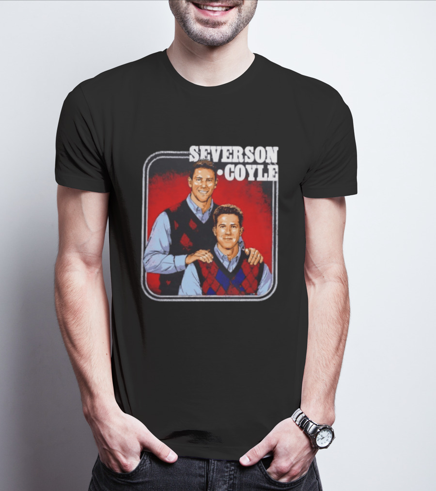 Severson Coyle Columbus Blue Jackets Step Brothers T-Shirt