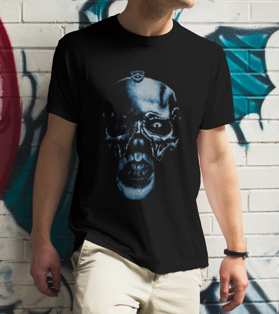 Impericon Ghost Skull Face Creepy Horror Teef T-Shirt