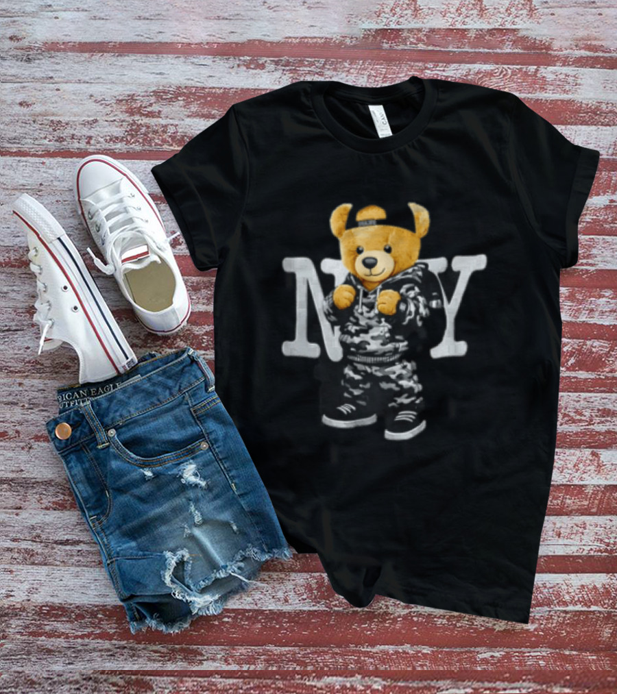 Teddy Bear Camouflage NY T-Shirt