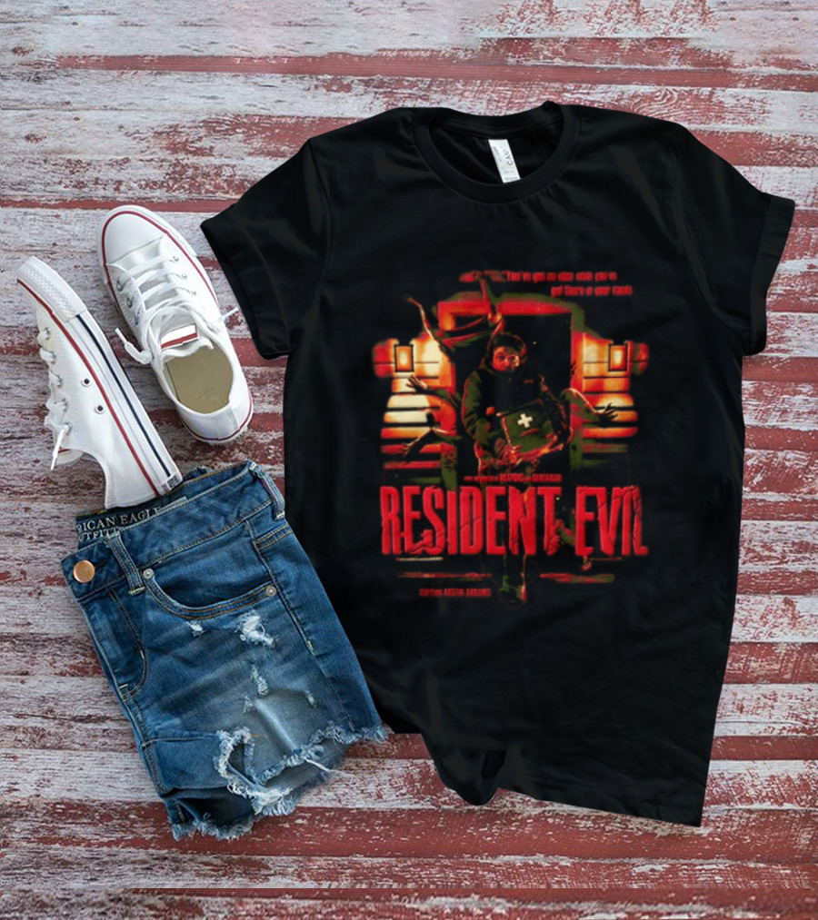 You Have Got No Idea What You Have Got There In Your Hands Austin Abrams Resident Evil T-Shirt