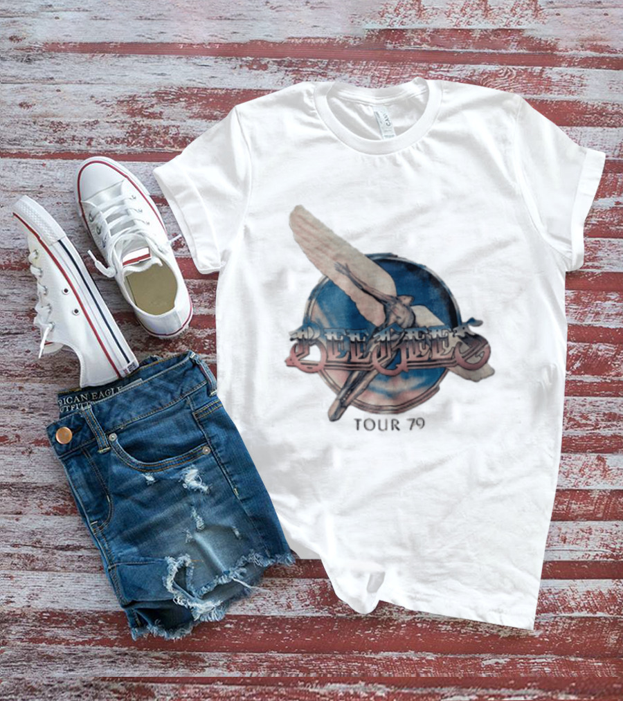Bee Gees Winged Figure Flying Tour 79 T-Shirt