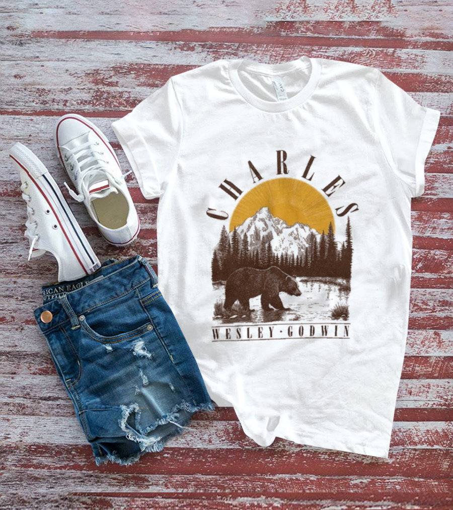 Charles Wesley Godwin Bear Mountain Sunset Forest T-Shirt