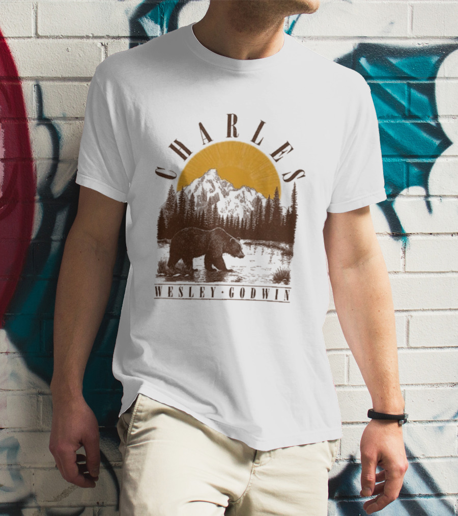 Charles Wesley Godwin Bear Mountain Sunset Forest T-Shirt