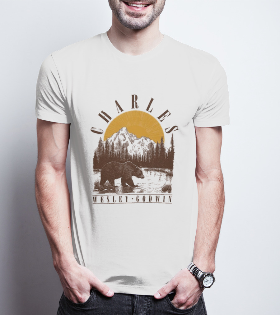 Charles Wesley Godwin Bear Mountain Sunset Forest T-Shirt