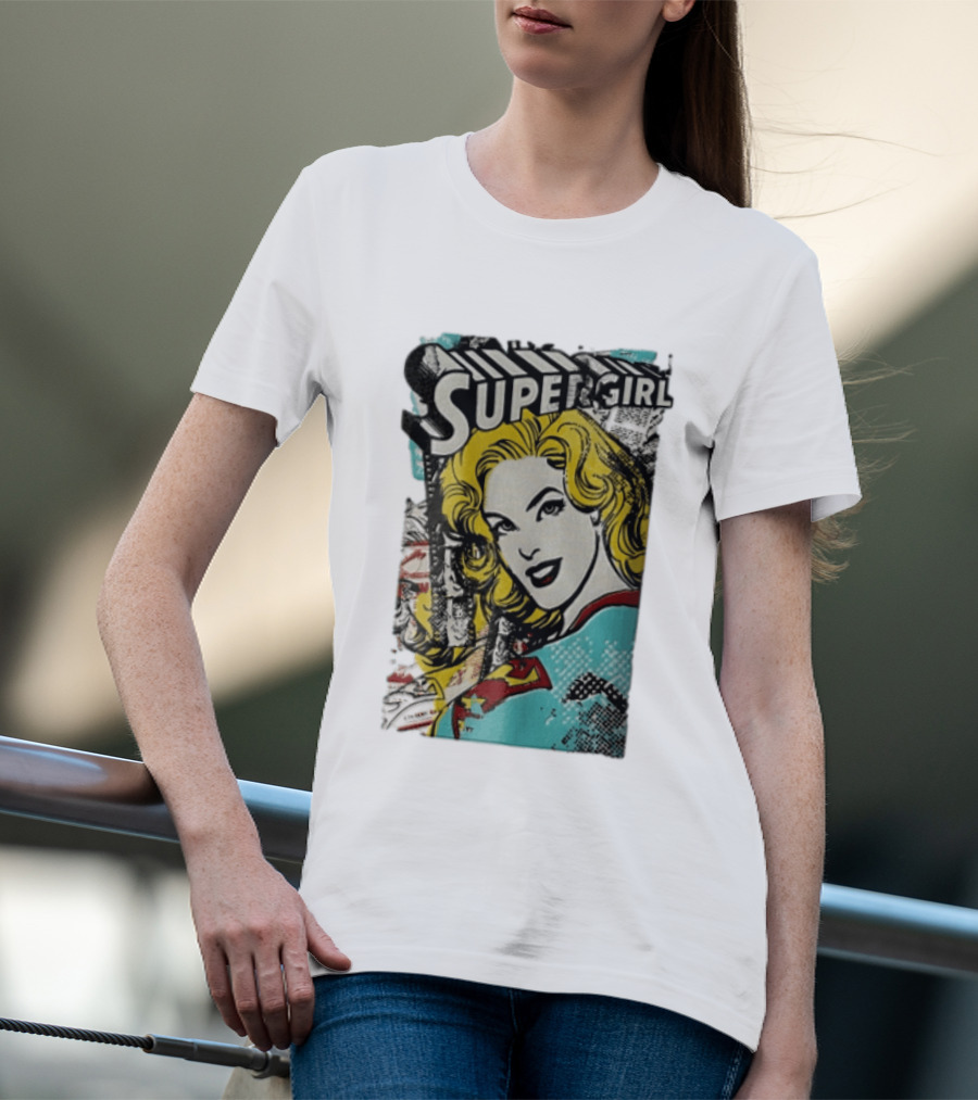 Supergirl DC Comics Blonde Woman Pop T-Shirt