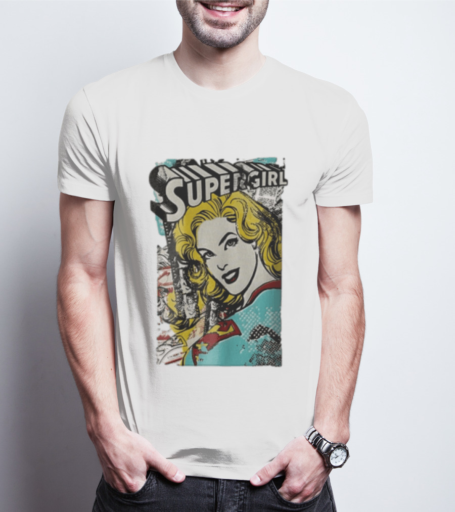 Supergirl DC Comics Blonde Woman Pop T-Shirt