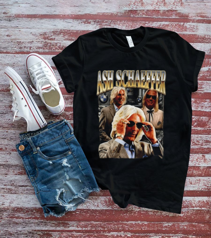 ASH SCHAEFFER Bootleg BMW Sunglasses Suit T-Shirt