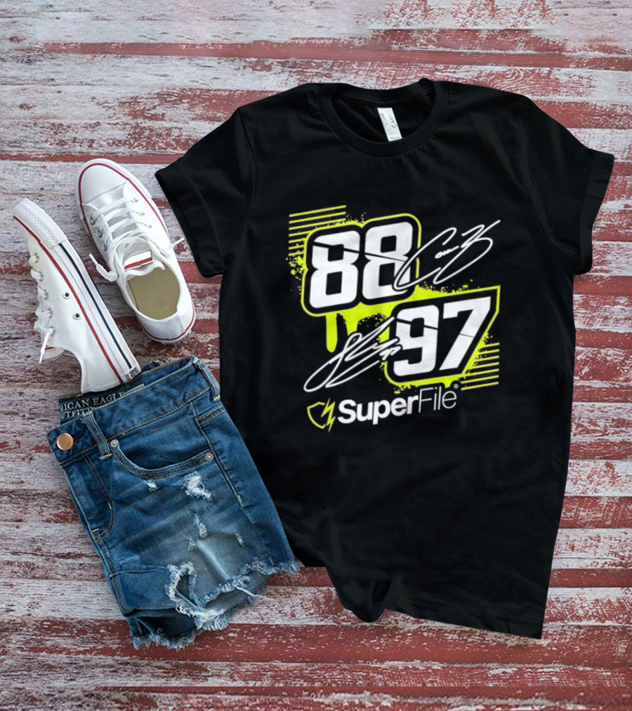 Connor Zilisch 88 Shane Van Gisbergen 97 SuperFile T-Shirt