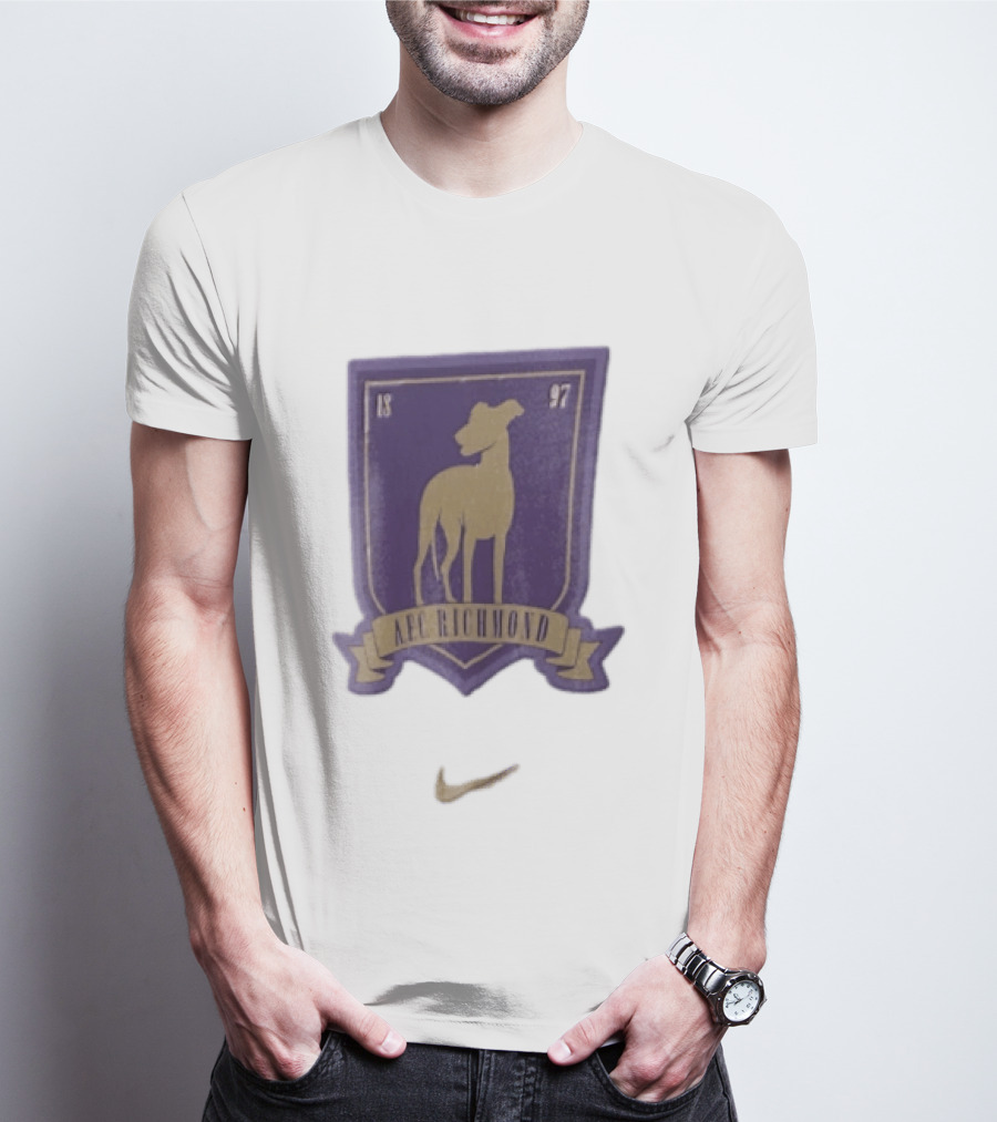 AFC Richmond Greyhound Dog Shield 1897 T-Shirt