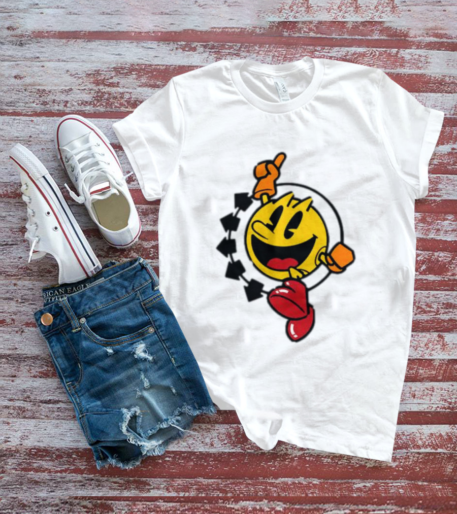 Pac Man X Blink 182 Smiley Collaboration T-Shirt