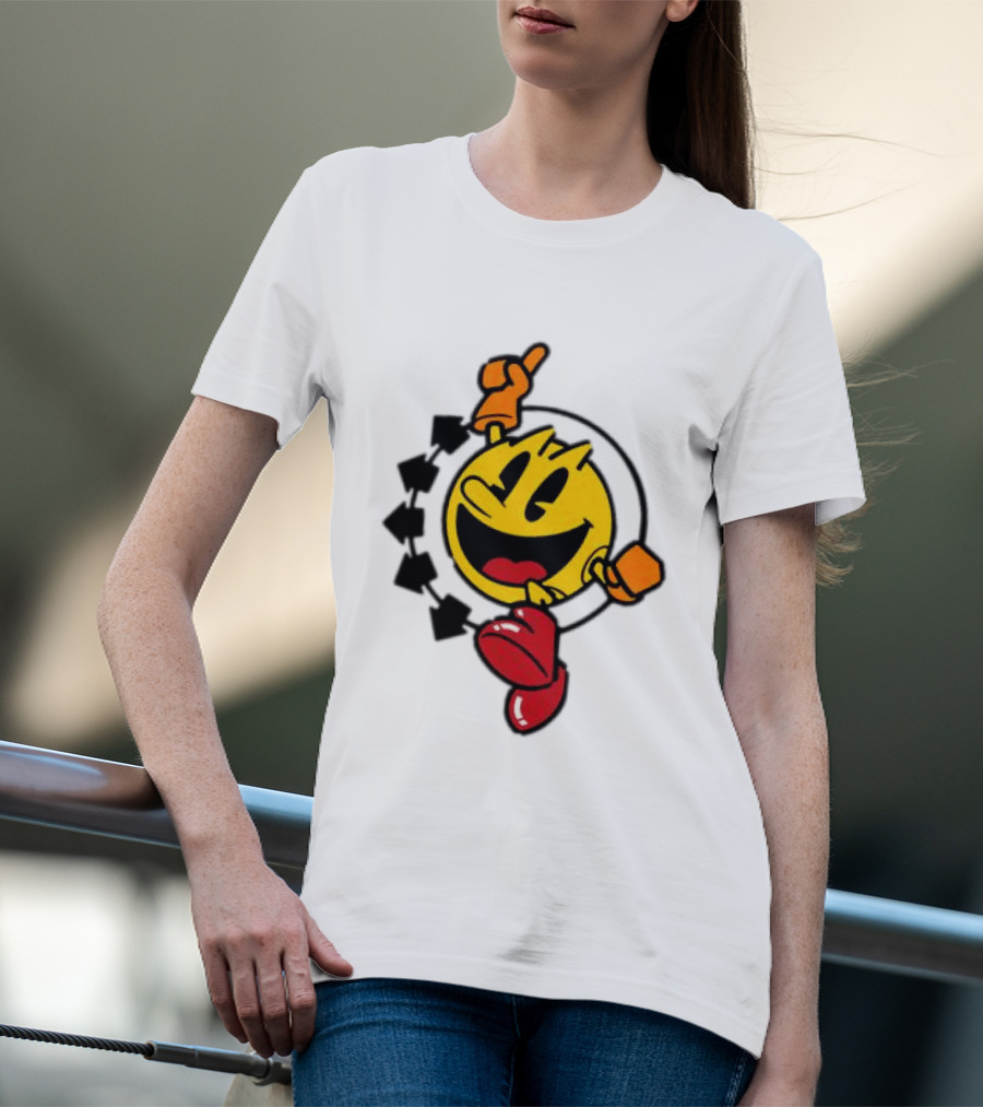 Pac Man X Blink 182 Smiley Collaboration T-Shirt