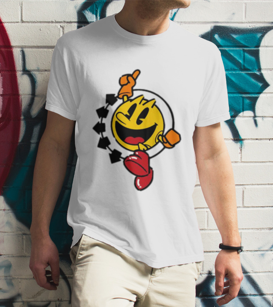 Pac Man X Blink 182 Smiley Collaboration T-Shirt