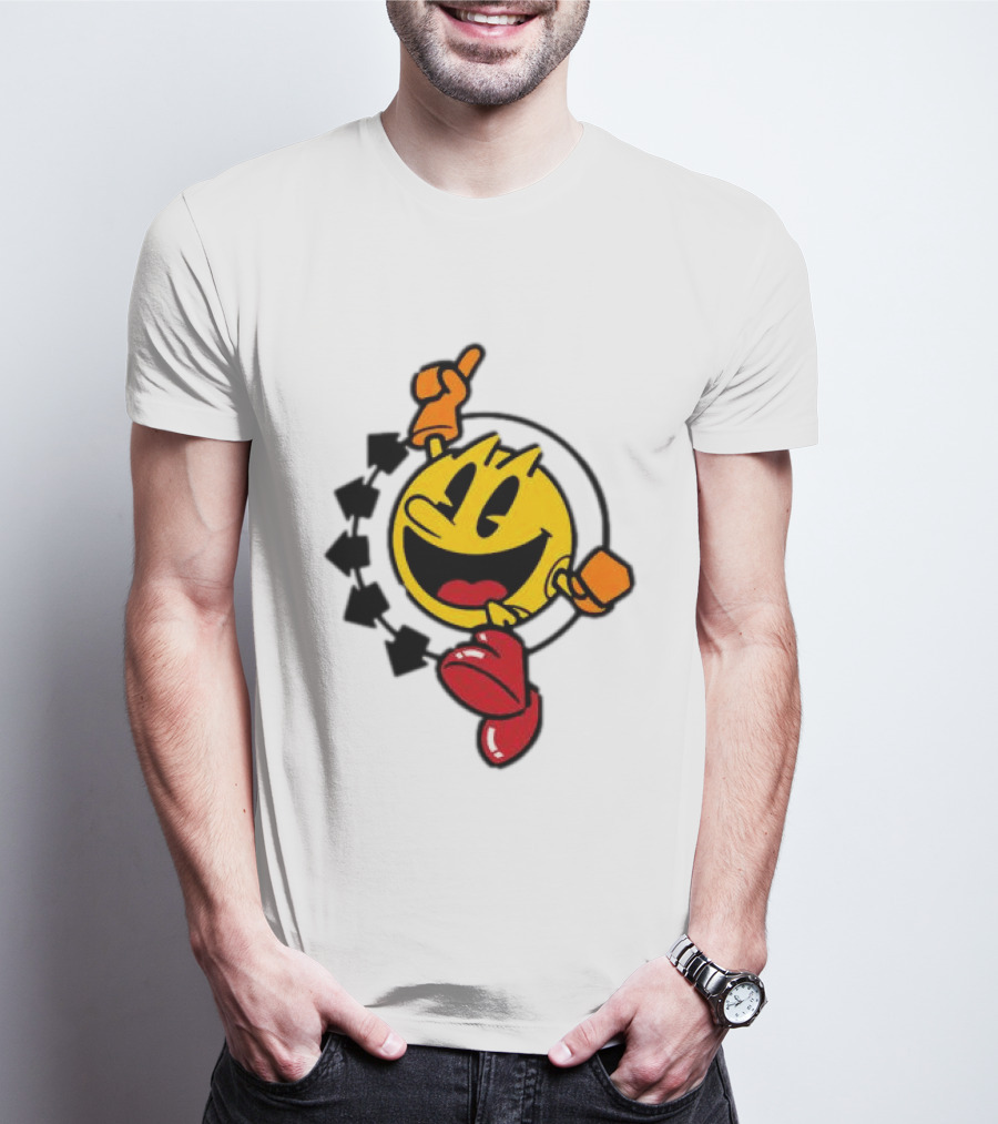 Pac Man X Blink 182 Smiley Collaboration T-Shirt