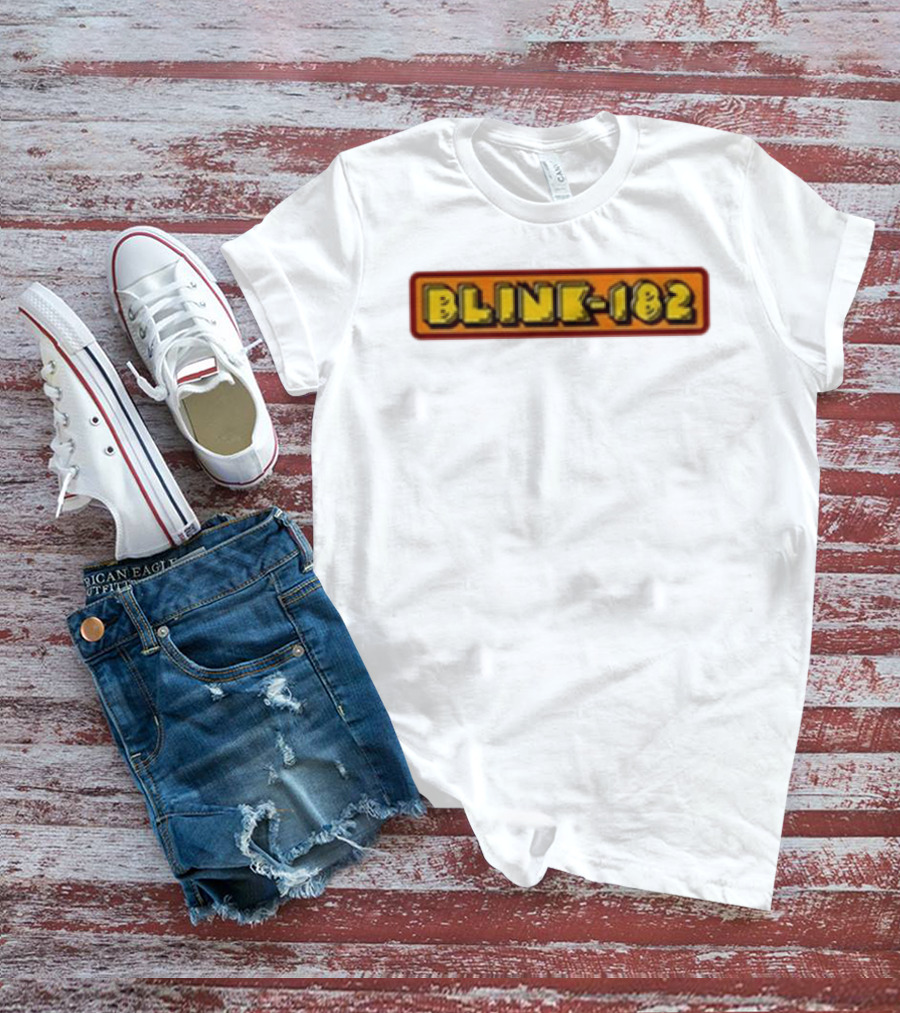 Pac Man Arcade Crossover With Blink 182 T-Shirt