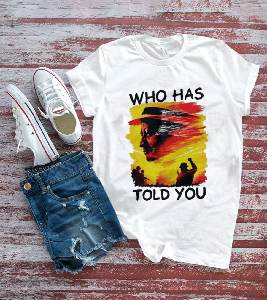 Edwin Sifuna Wears Raila Odinga's Who Has Told You T-Shirt
