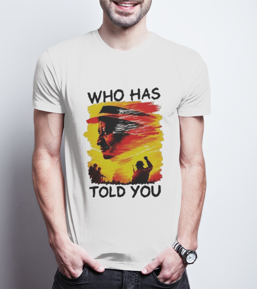 Edwin Sifuna Wears Raila Odinga's Who Has Told You T-Shirt