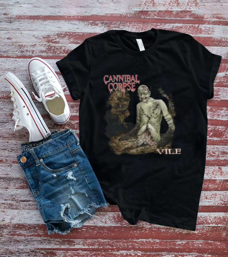 Cannibal Corpse Stab Hack Slash Kill Vile Album T-Shirt