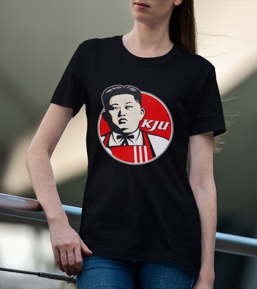 KJU Parody Red Circle Colonel Inspired It's Not KFC T-Shirt