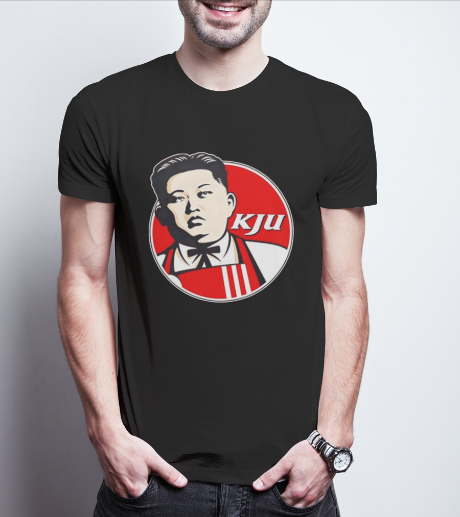 KJU Parody Red Circle Colonel Inspired It's Not KFC T-Shirt