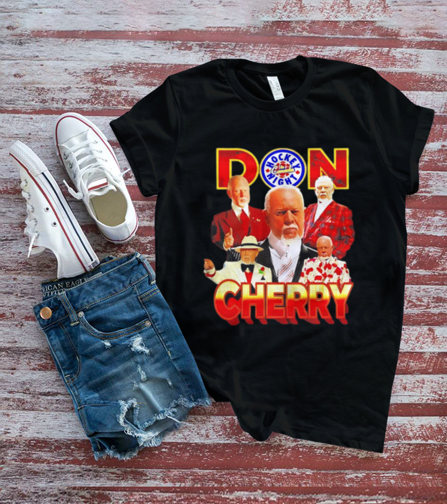 Hockey Night Don Cherry Boston Bruins Bootleg T-Shirt