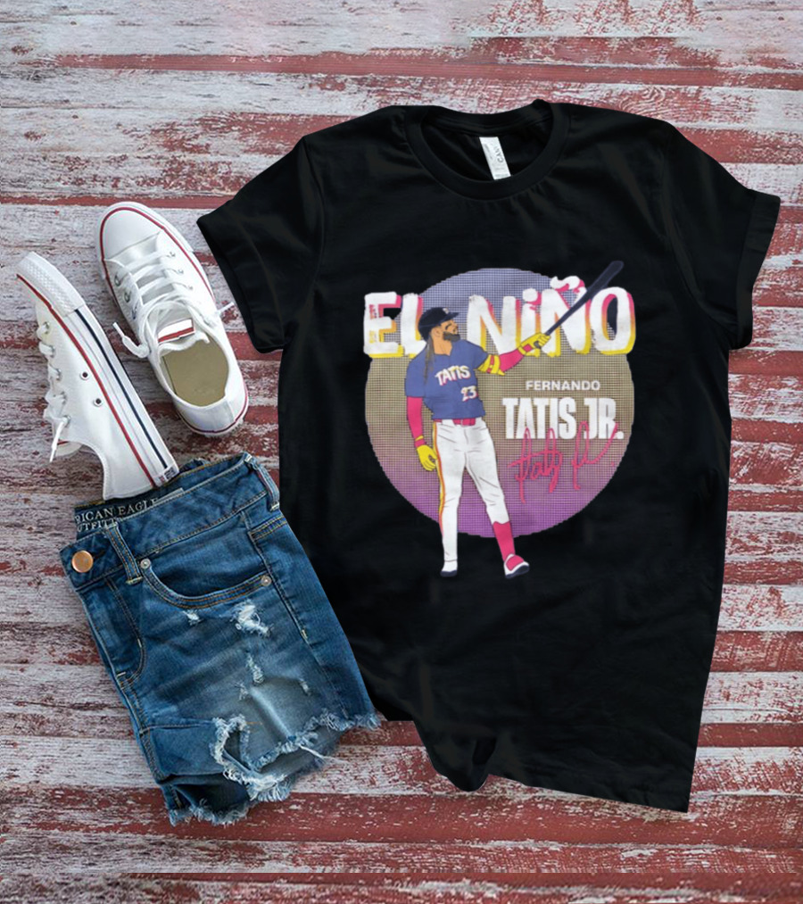 Fernando Tatis Jr. El Niño San Diego Padres Batting T-Shirt