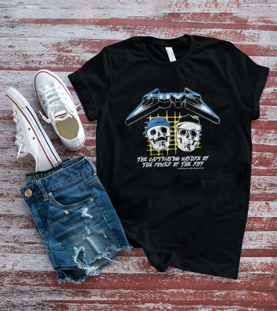 The Guysery Captinating Nature Power Of The Riff Metal Rock T-Shirt