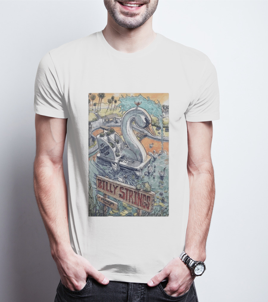 Billy Strings September 25 2026 Orpheum Theatre Los Angeles Swan Boat T-Shirt