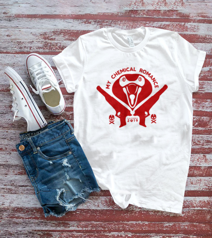 My Chemical Romance Cobrahead 2011 Guns And Snake T-Shirt