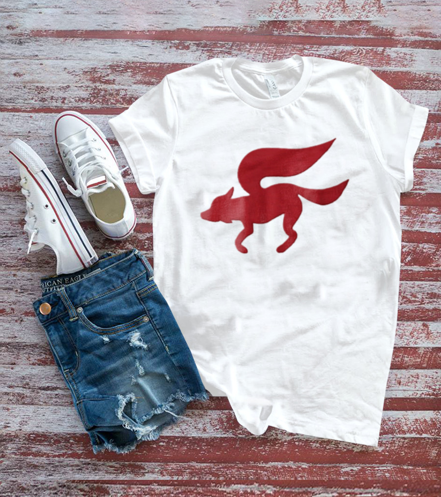 Flying Red Fox Tail Mythical Creature T-Shirt