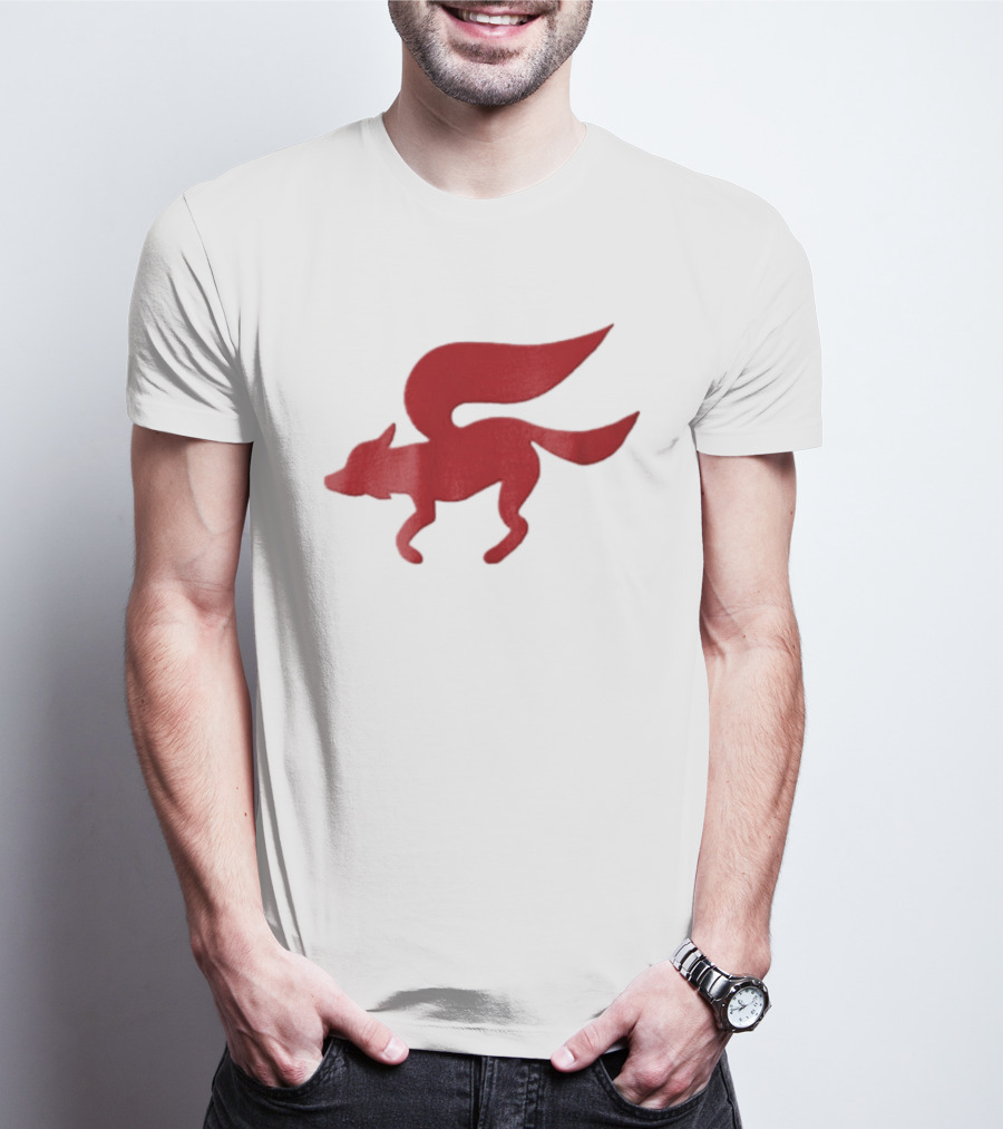 Flying Red Fox Tail Mythical Creature T-Shirt