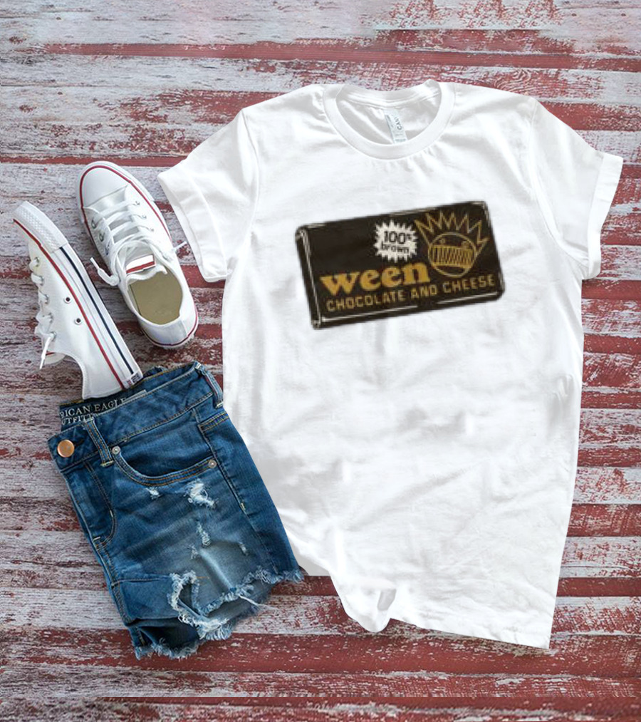 Ween Chocolate And Cheese 100% Brown T-Shirt