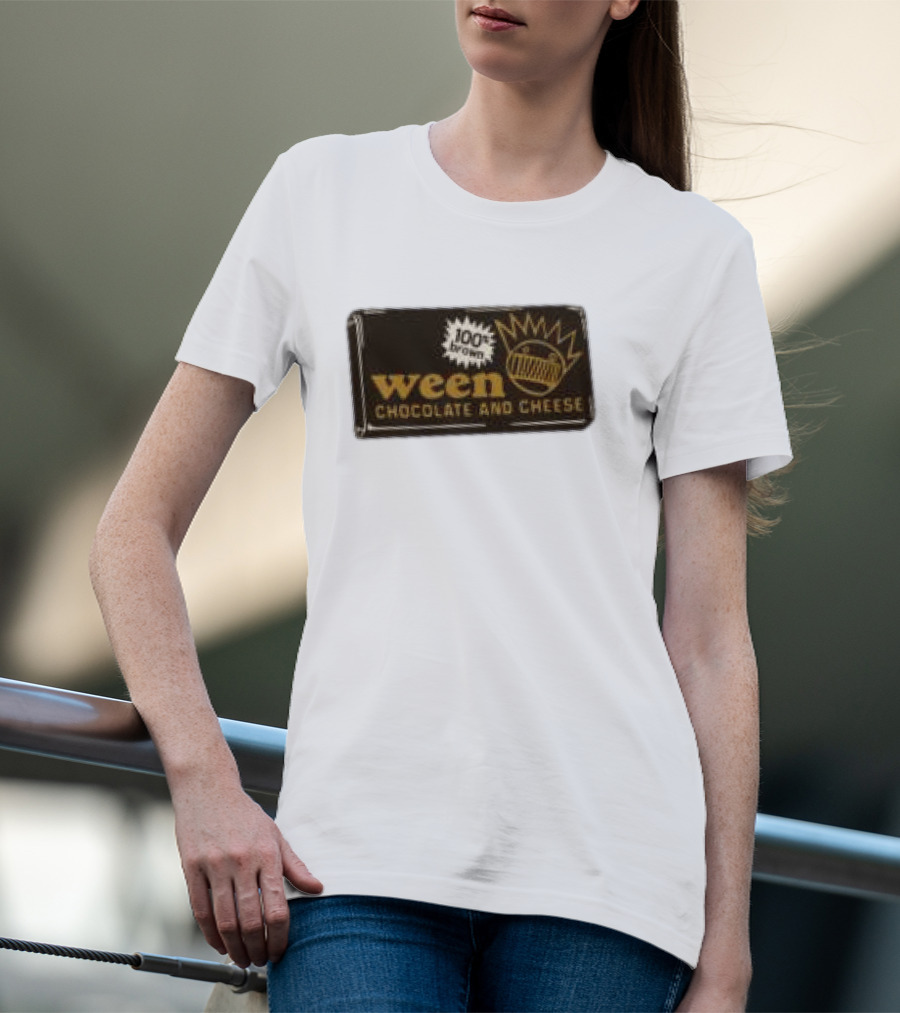 Ween Chocolate And Cheese 100% Brown T-Shirt